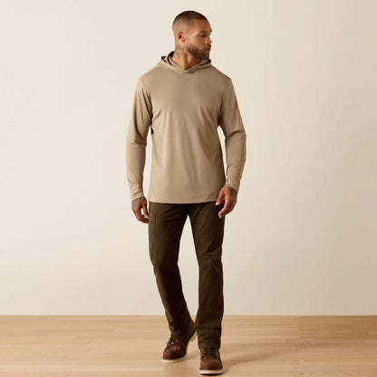 Ariat Popular Rebar Sunblocker Outdoor Hooded Classic Fit Long Sleeve T-Shirt