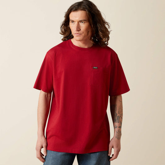 Ariat Smart Buy Rebar Cotton Strong Standard Pocket T-Shirt