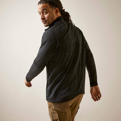 Ariat New Rebar Gridwork Baselayer 1/4 Zip T-Shirt