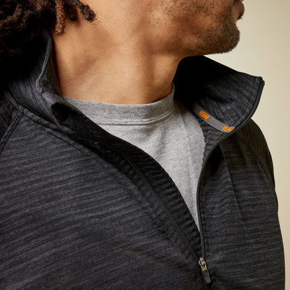 Ariat New Rebar Gridwork Baselayer 1/4 Zip T-Shirt