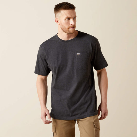 Ariat Quality Rebar Cotton Strong Standard Pocket T-Shirt
