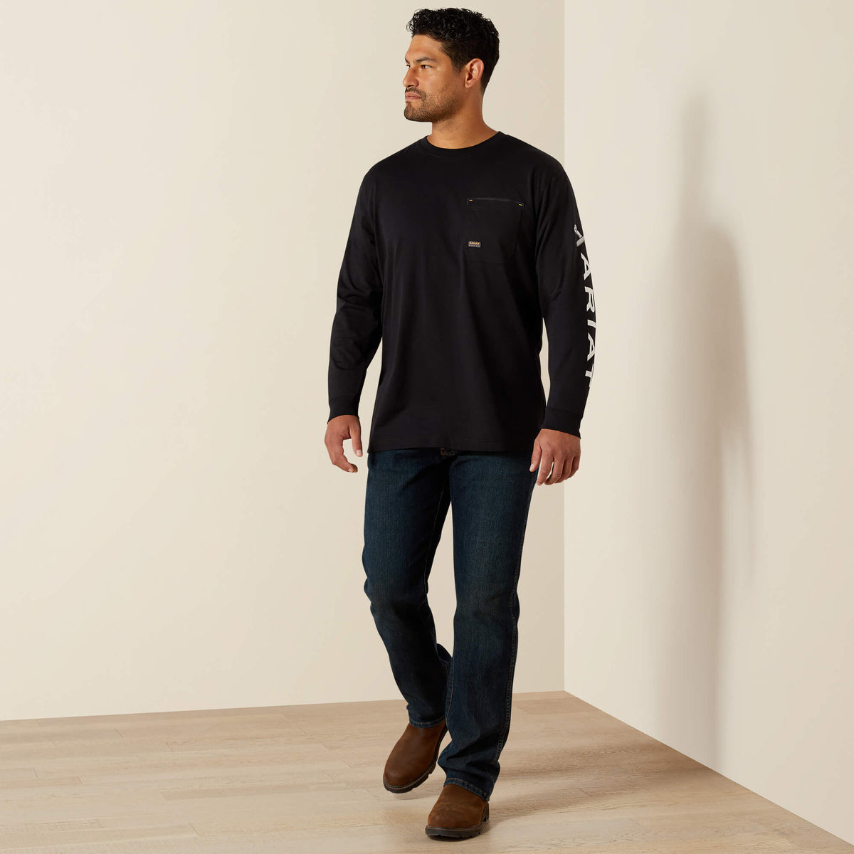 Ariat Classic Rebar Workman Bolt Skull T-Shirt