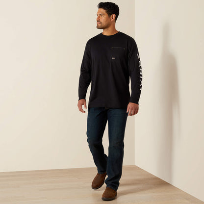 Ariat Classic Rebar Workman Bolt Skull T-Shirt