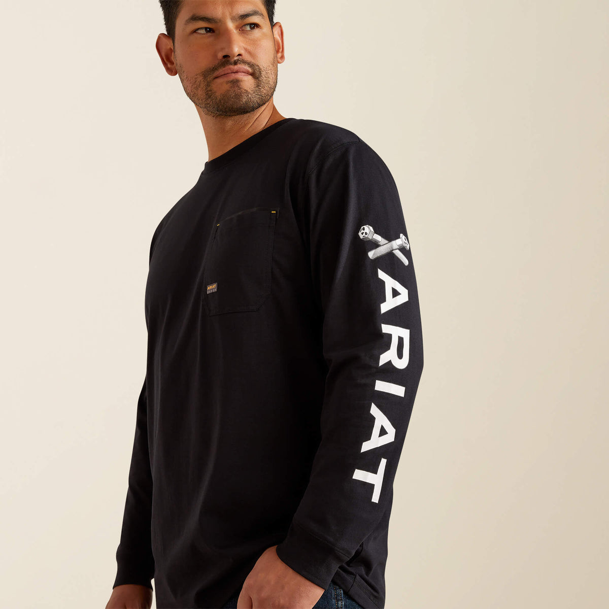 Ariat Classic Rebar Workman Bolt Skull T-Shirt