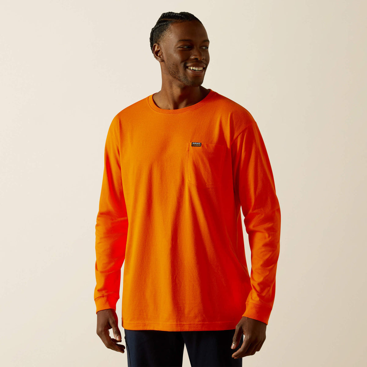 Ariat Hot Sale Rebar Cotton Strong Standard Pocket T-Shirt