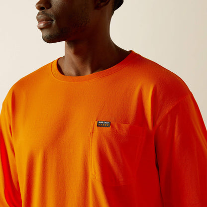 Ariat Hot Sale Rebar Cotton Strong Standard Pocket T-Shirt
