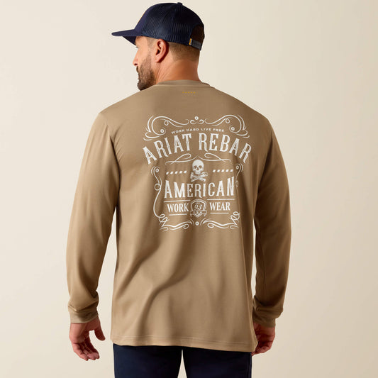 Ariat Featured Rebar Heat Fighter Label Long Sleeve T-Shirt