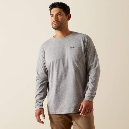 Ariat Sale Rebar Cotton Strong Standard Pocket T-Shirt