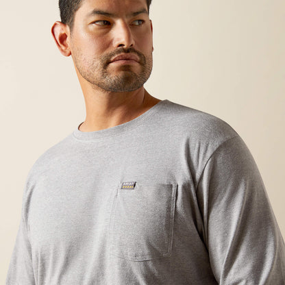 Ariat Sale Rebar Cotton Strong Standard Pocket T-Shirt
