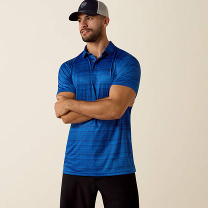 Ariat Signature All Over Print Fitted Polo
