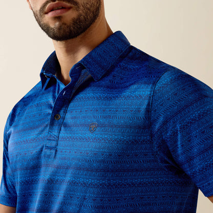 Ariat Signature All Over Print Fitted Polo