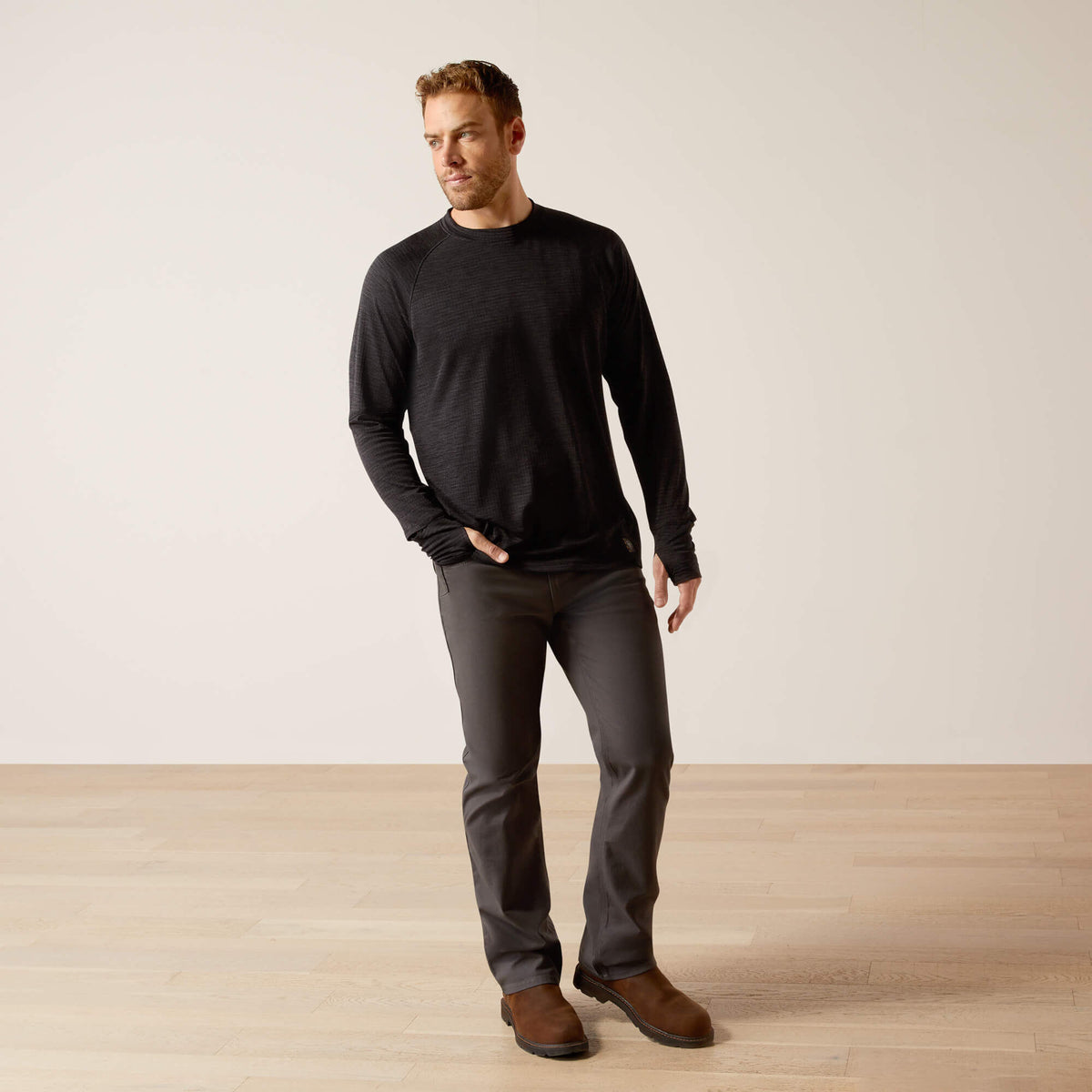 Ariat New Rebar Gridwork Crewneck T-Shirt