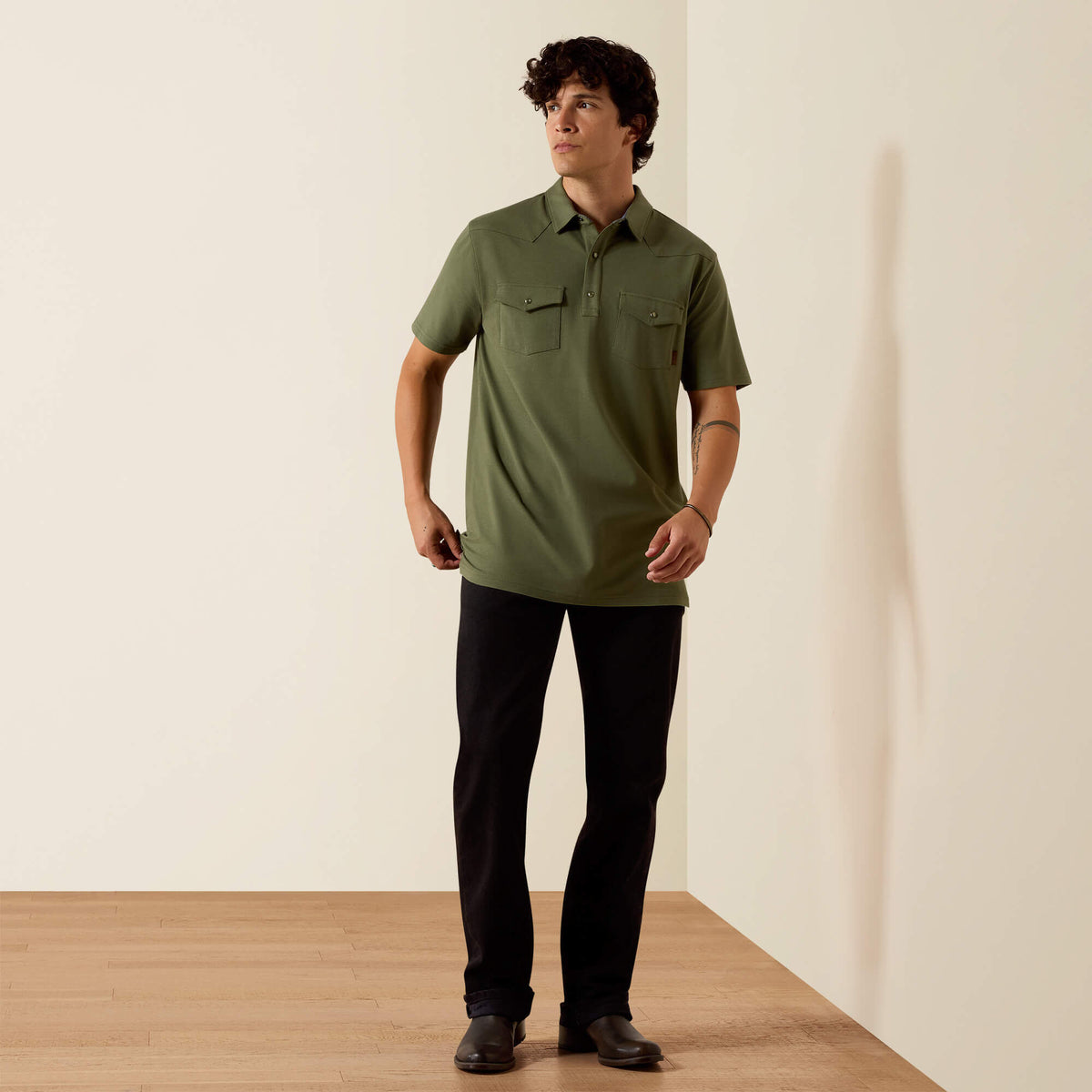 Ariat Recommended Retro Western Snap Polo