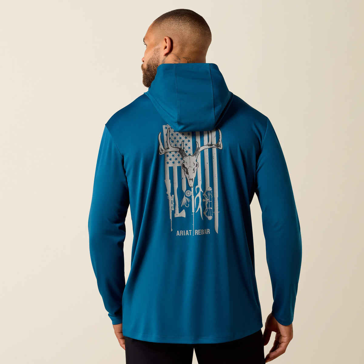 Ariat Latest Rebar Sunblocker Outdoor Hooded Classic Fit Long Sleeve T-Shirt