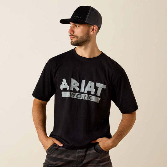 Ariat Deals Rebar Cotton Strong Duct Logo T-Shirt