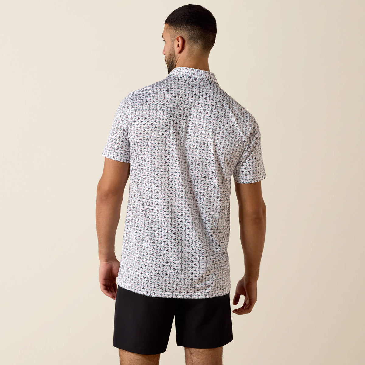 Ariat Everyday All Over Print Fitted Polo