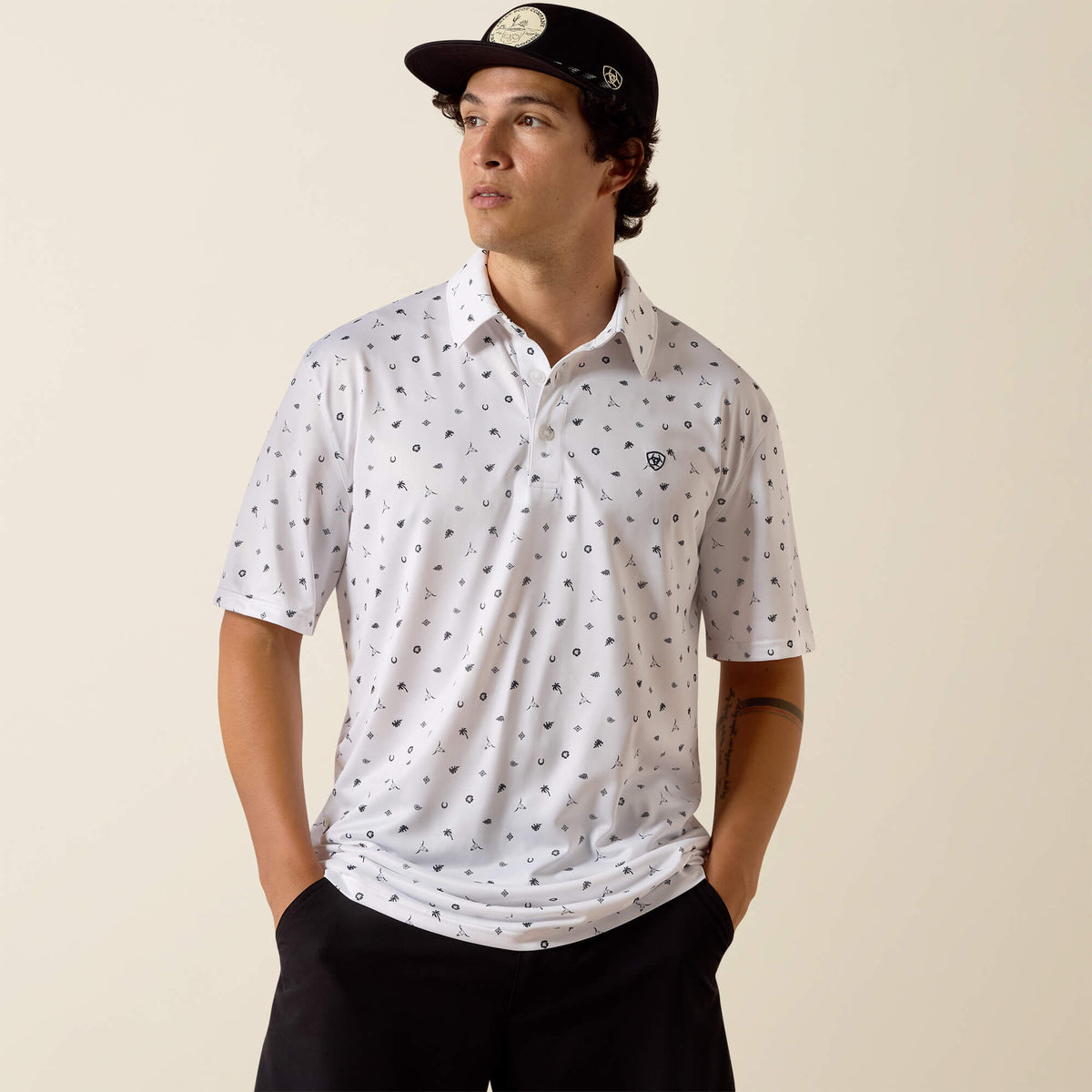 Ariat Trending All Over Print Polo
