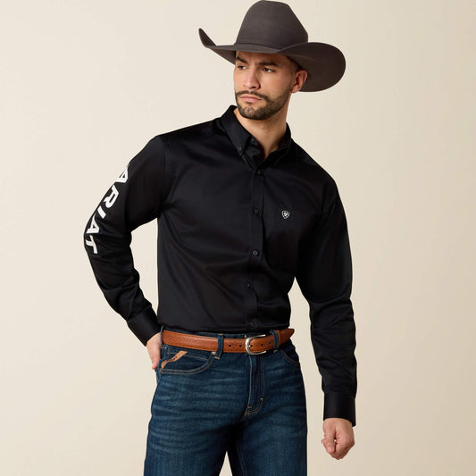 Ariat Great Value Team Logo Twill Fitted Shirt