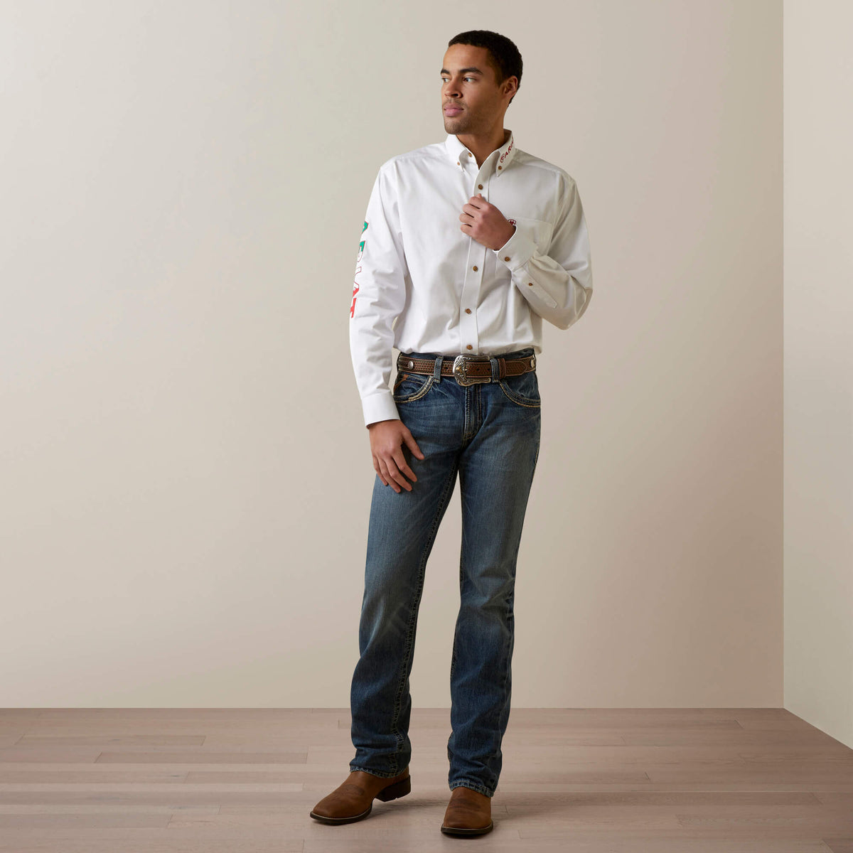 Ariat Best Price Team Logo Twill Classic Fit Shirt