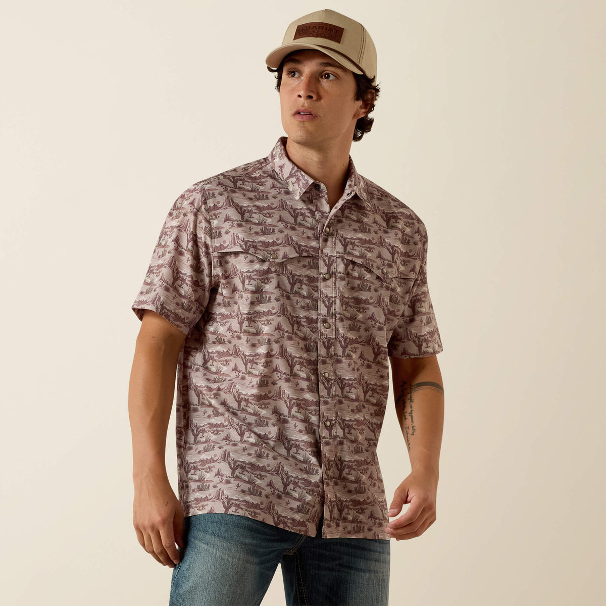 Ariat Classic Printed VentTEK Western Yoke Classic Fit Snap Shirt