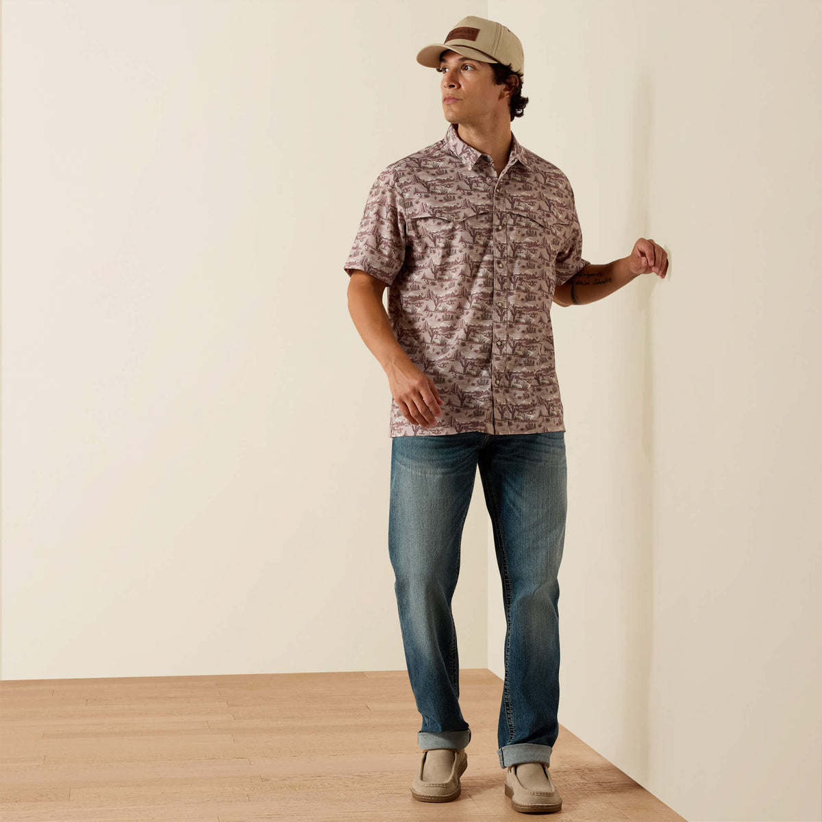 Ariat Classic Printed VentTEK Western Yoke Classic Fit Snap Shirt