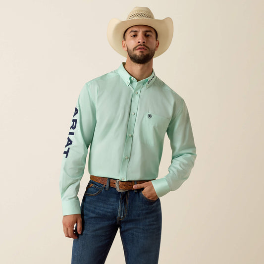 Ariat Quality Team Logo Lightweight Twill Classic Fit Shirt