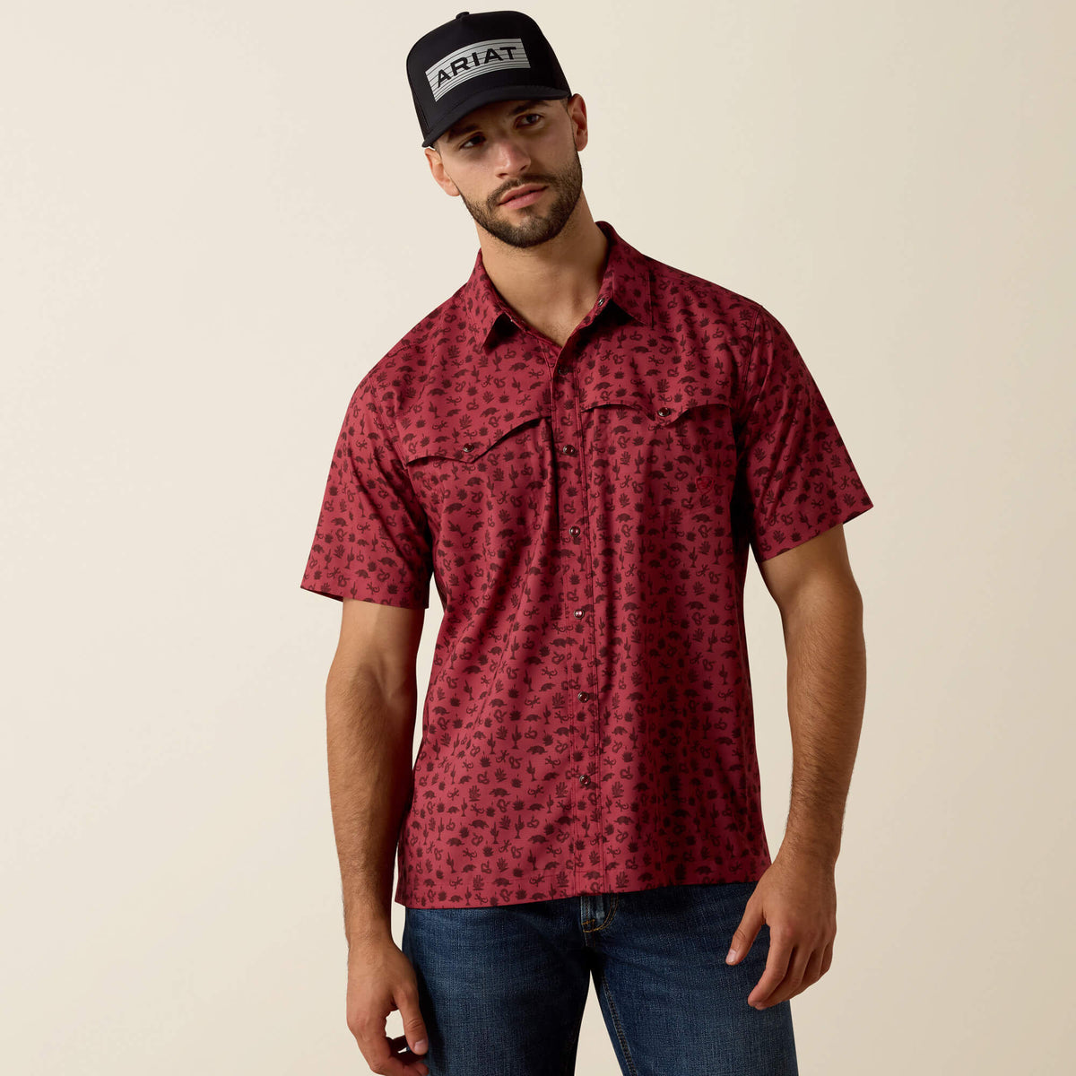 Ariat Everyday Printed VentTEK Western Yoke Classic Fit Snap Shirt