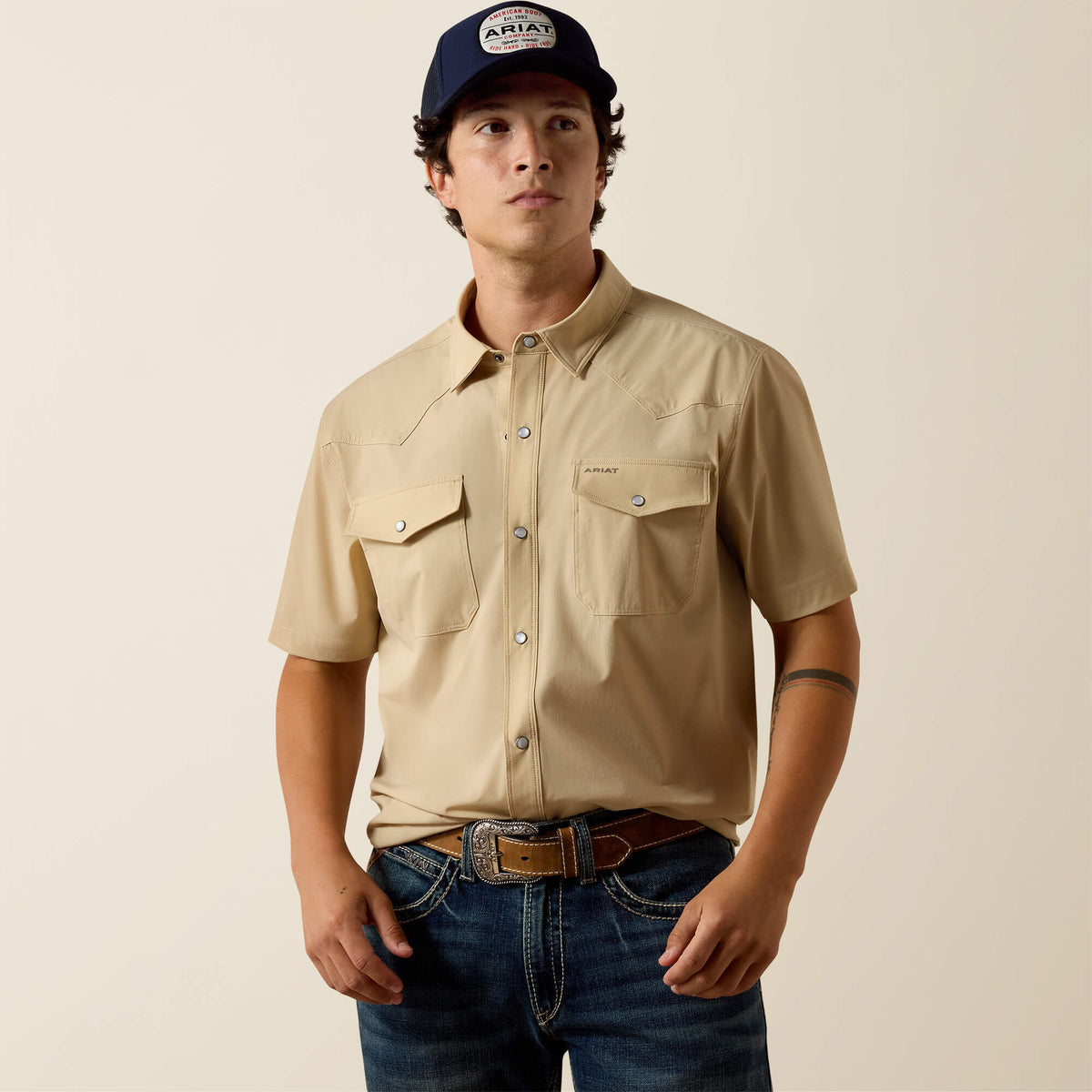 Ariat Trending FrontierTough VentTEK Western Fitted Snap Shirt