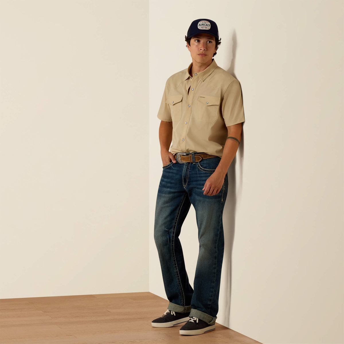 Ariat Trending FrontierTough VentTEK Western Fitted Snap Shirt