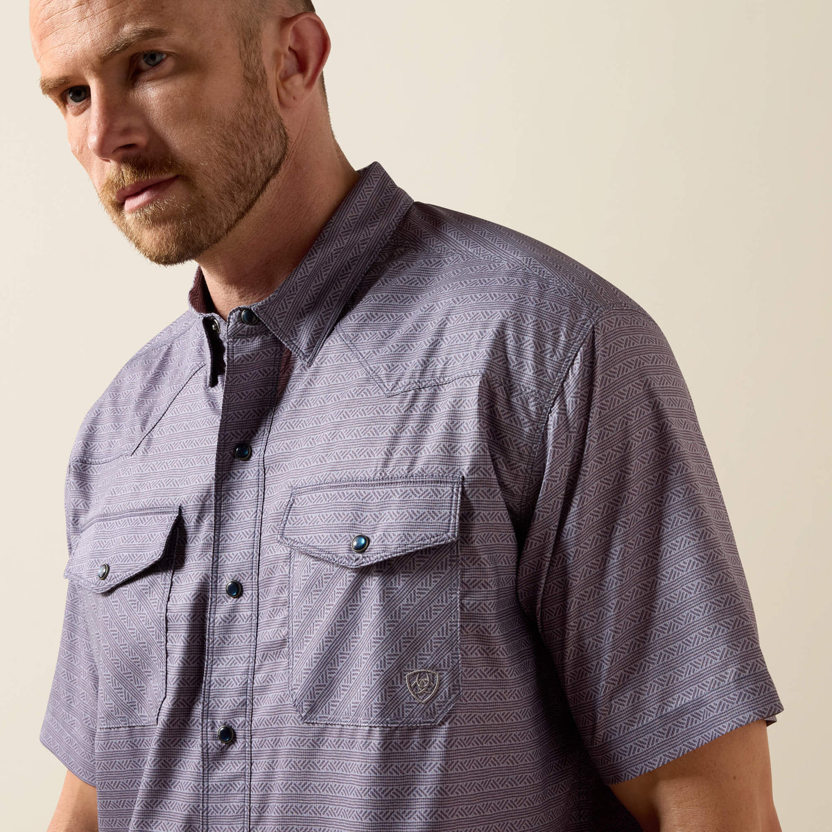 Ariat Signature Printed Western VentTEK Classic Fit Snap Shirt