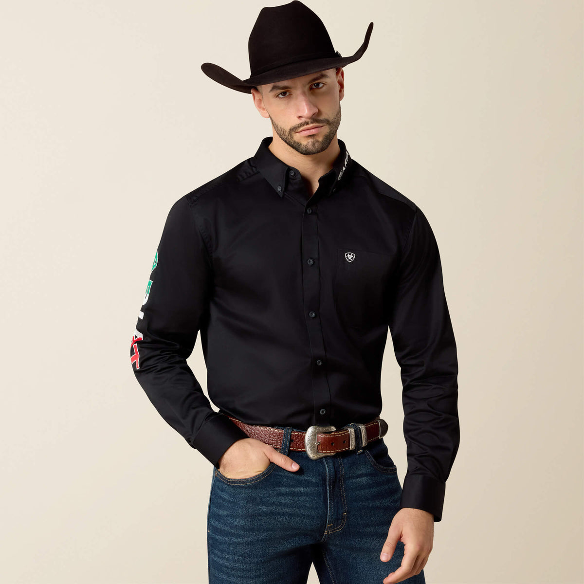 Ariat Essential Team Logo Twill Fitted Shirt