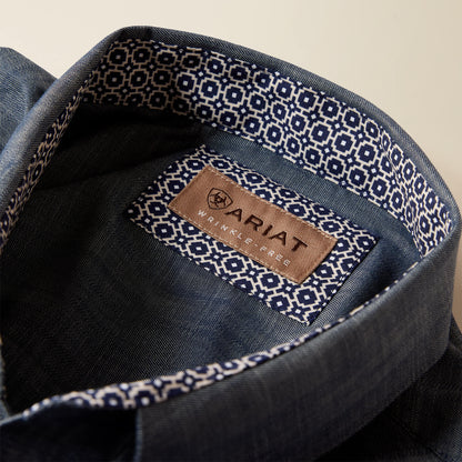 Ariat Great Value Wrinkle Free Refined Slub Classic Fit Shirt