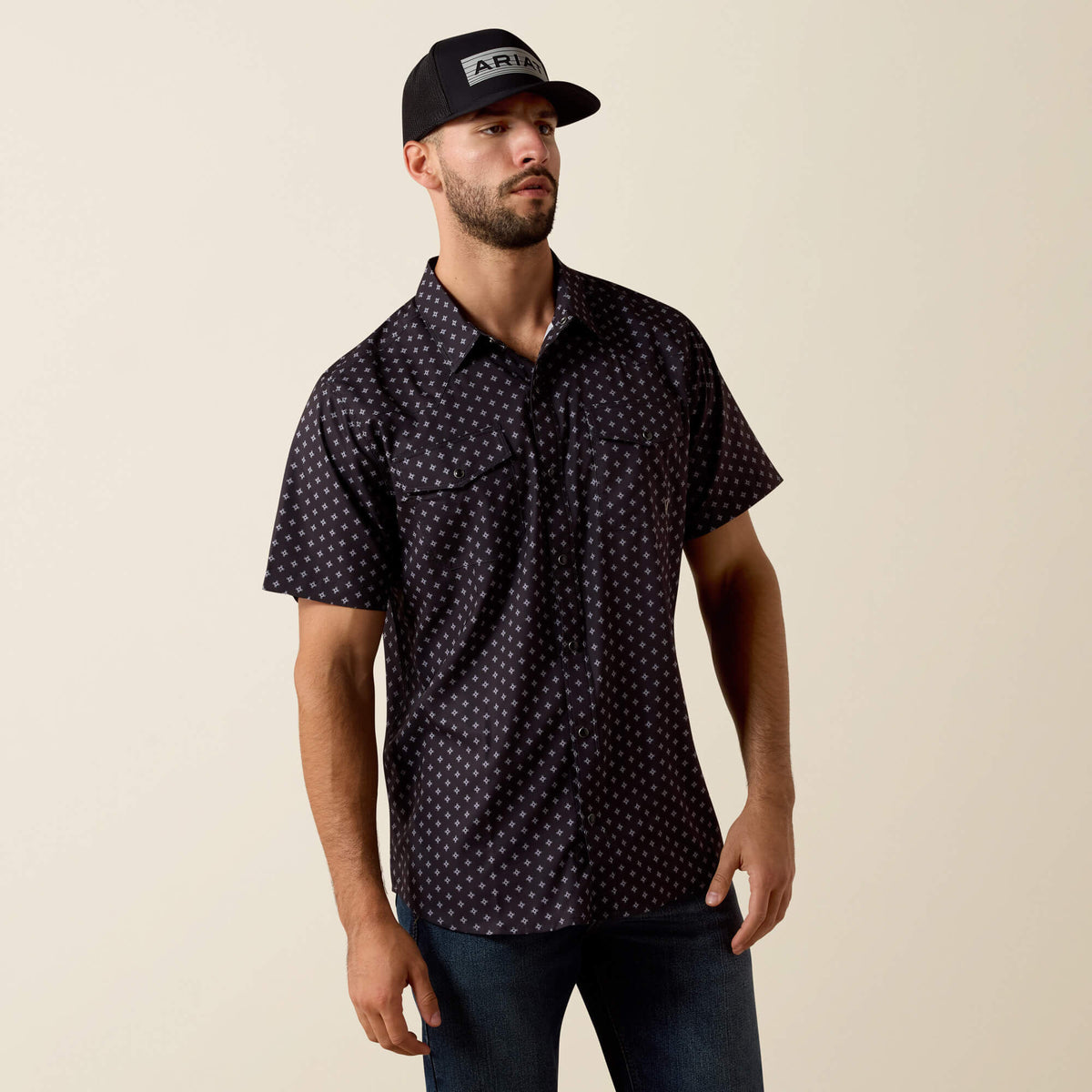 Ariat Premium Printed VentTEK Western Fitted Snap Shirt