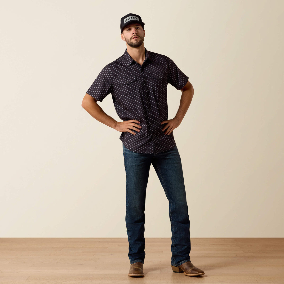 Ariat Premium Printed VentTEK Western Fitted Snap Shirt