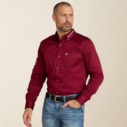 Ariat Exclusive Team Logo Twill Fitted Shirt