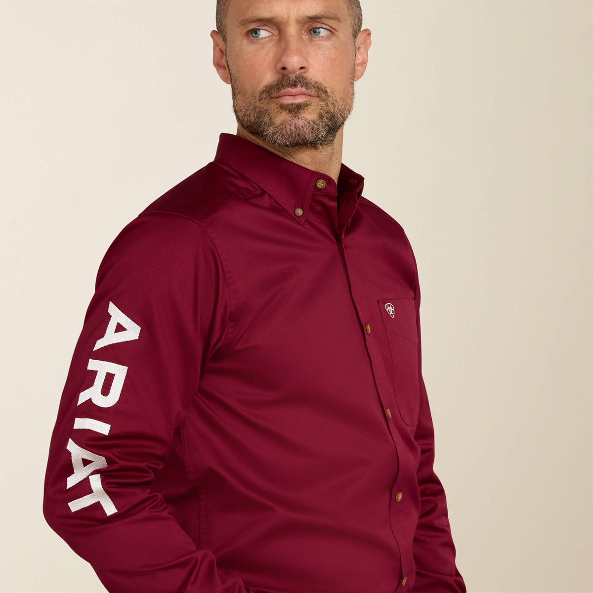 Ariat Exclusive Team Logo Twill Fitted Shirt