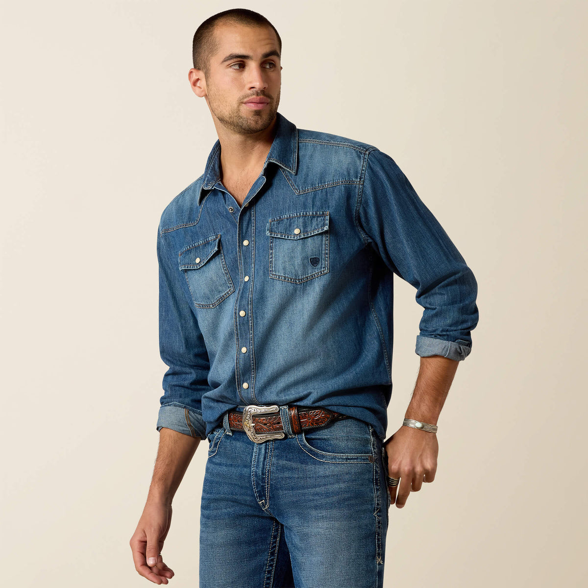 Ariat Smart Buy Denim Retro Fit Shirt