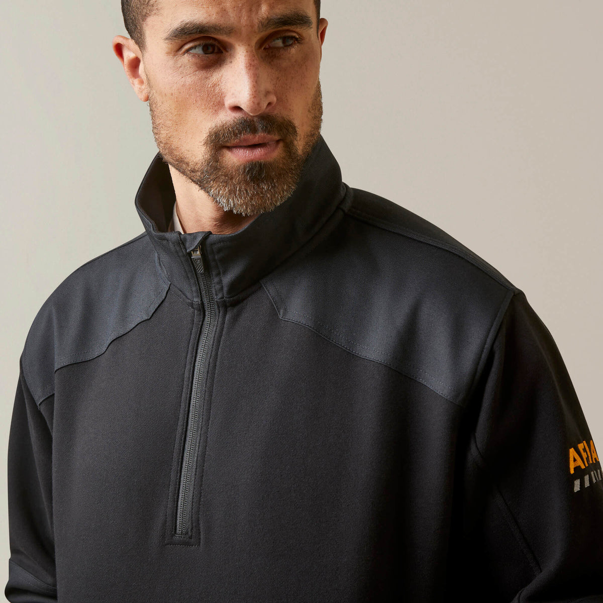 Ariat Trending Rebar Workman Duracanvas 1/4 Zip Sweatshirt