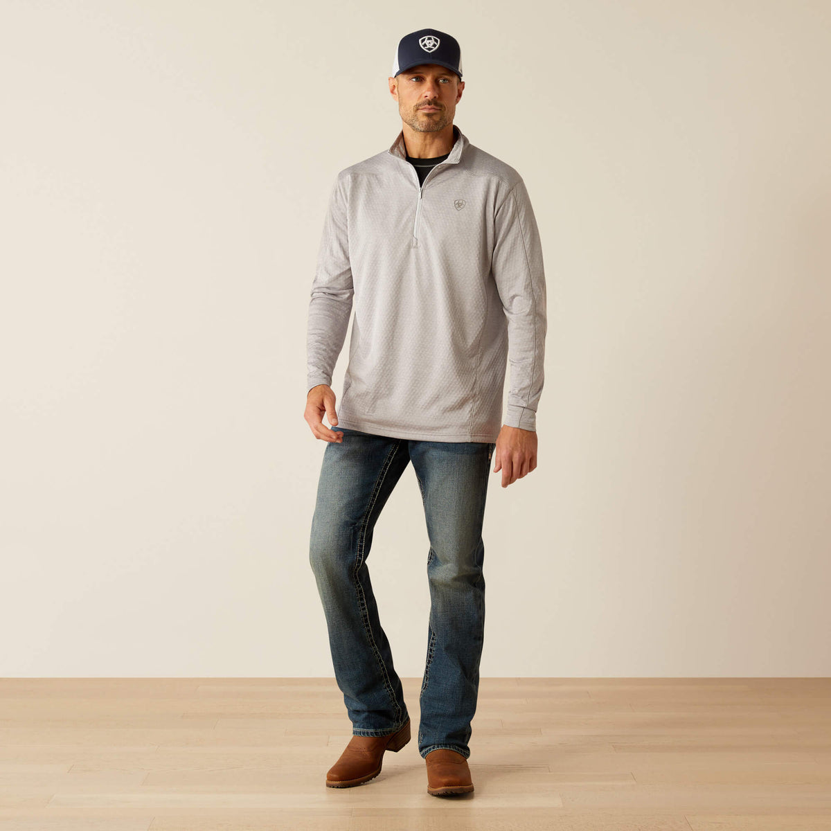 Ariat Premium Hex Fleece 1/2 Zip Baselayer