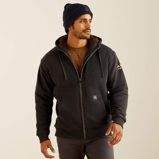 Ariat Popular Rebar All-Weather Sherpa-Lined Full Zip Hoodie