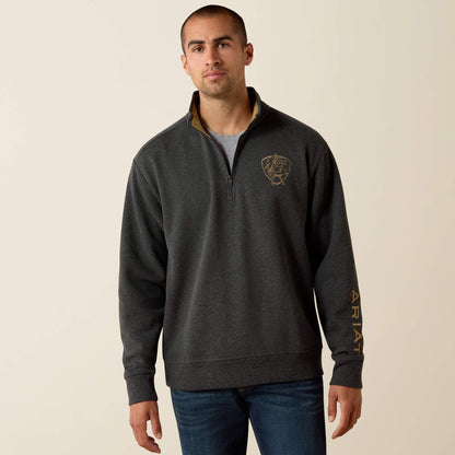 Ariat Recommended Logo PBR 1/4 Zip Sweatshirt