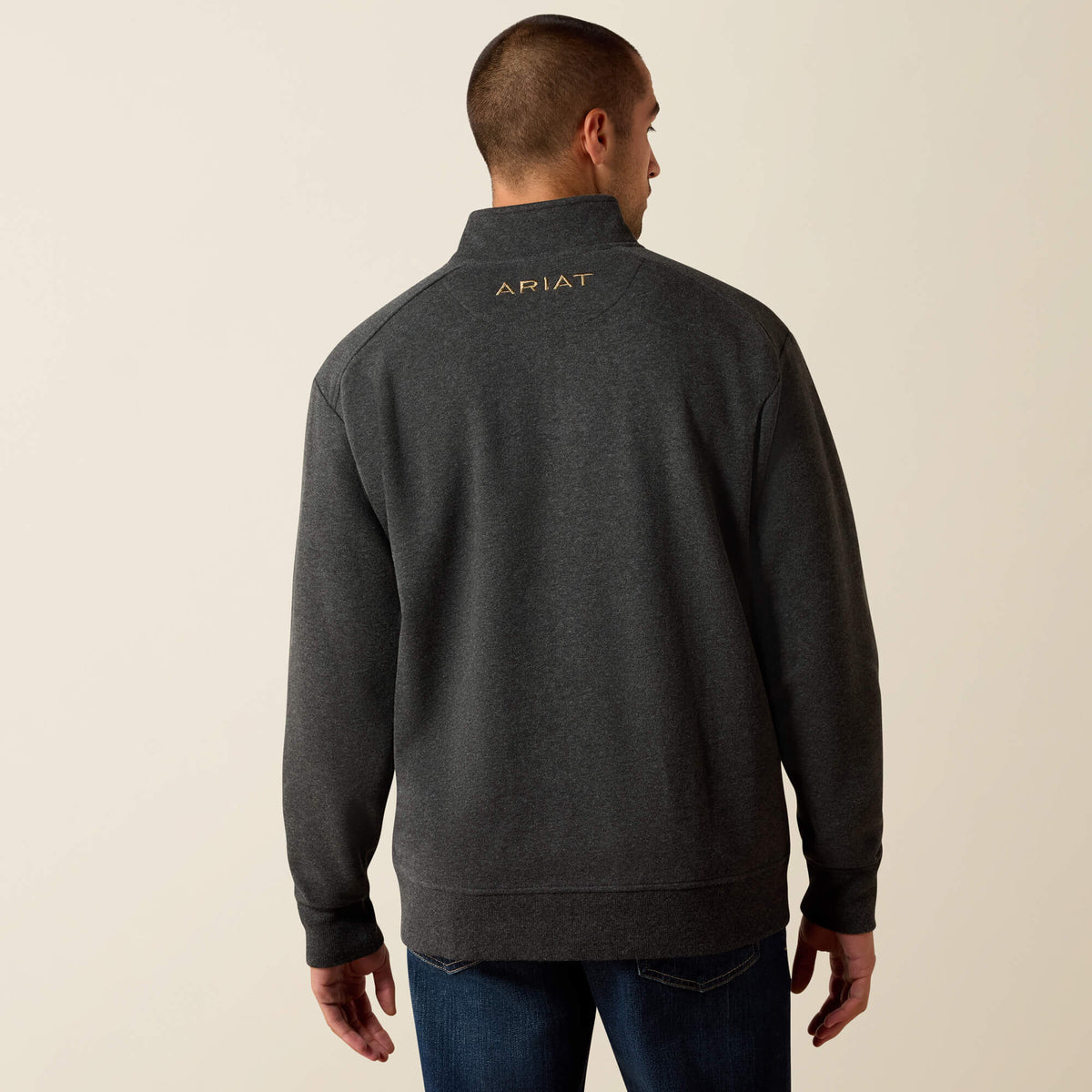 Ariat Recommended Logo PBR 1/4 Zip Sweatshirt