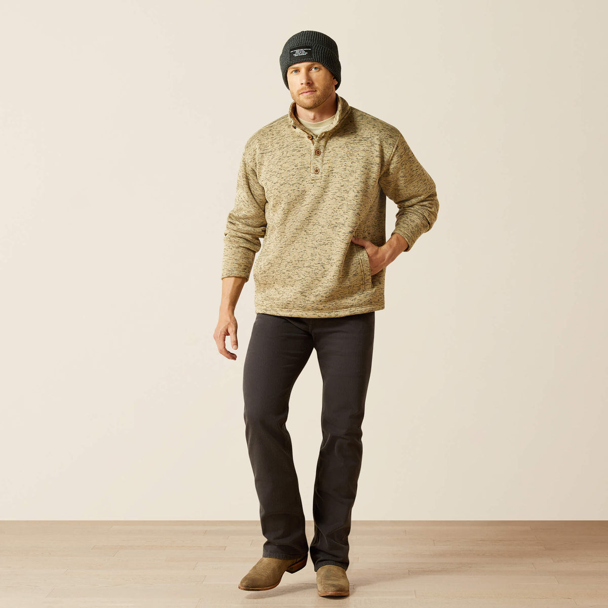Ariat Classic Caldwell 1/4 Button Sweater