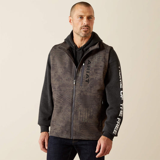 Ariat Value Patriot Flag Softshell Vest
