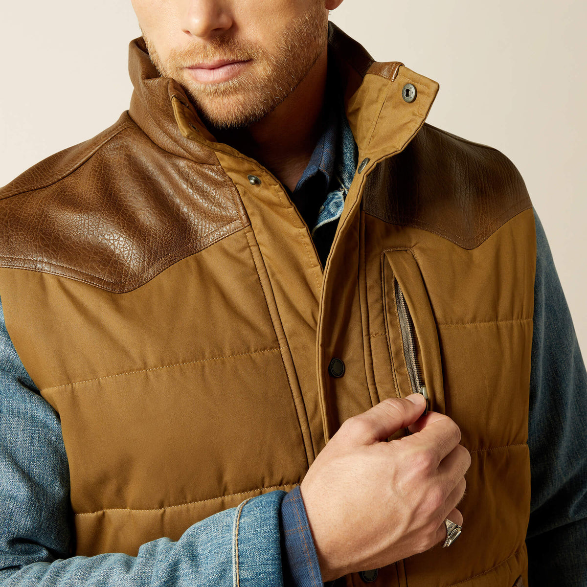 Ariat New Western Quilted Vest