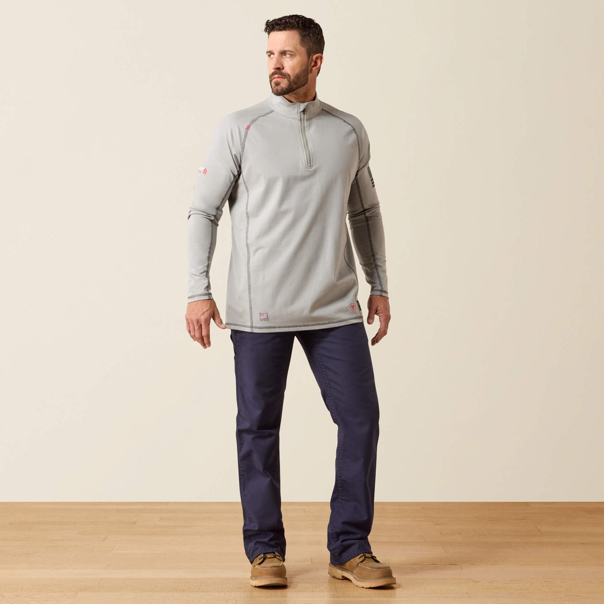 Ariat Signature FR Combat Stretch Patriot 1/4 Zip Work Shirt