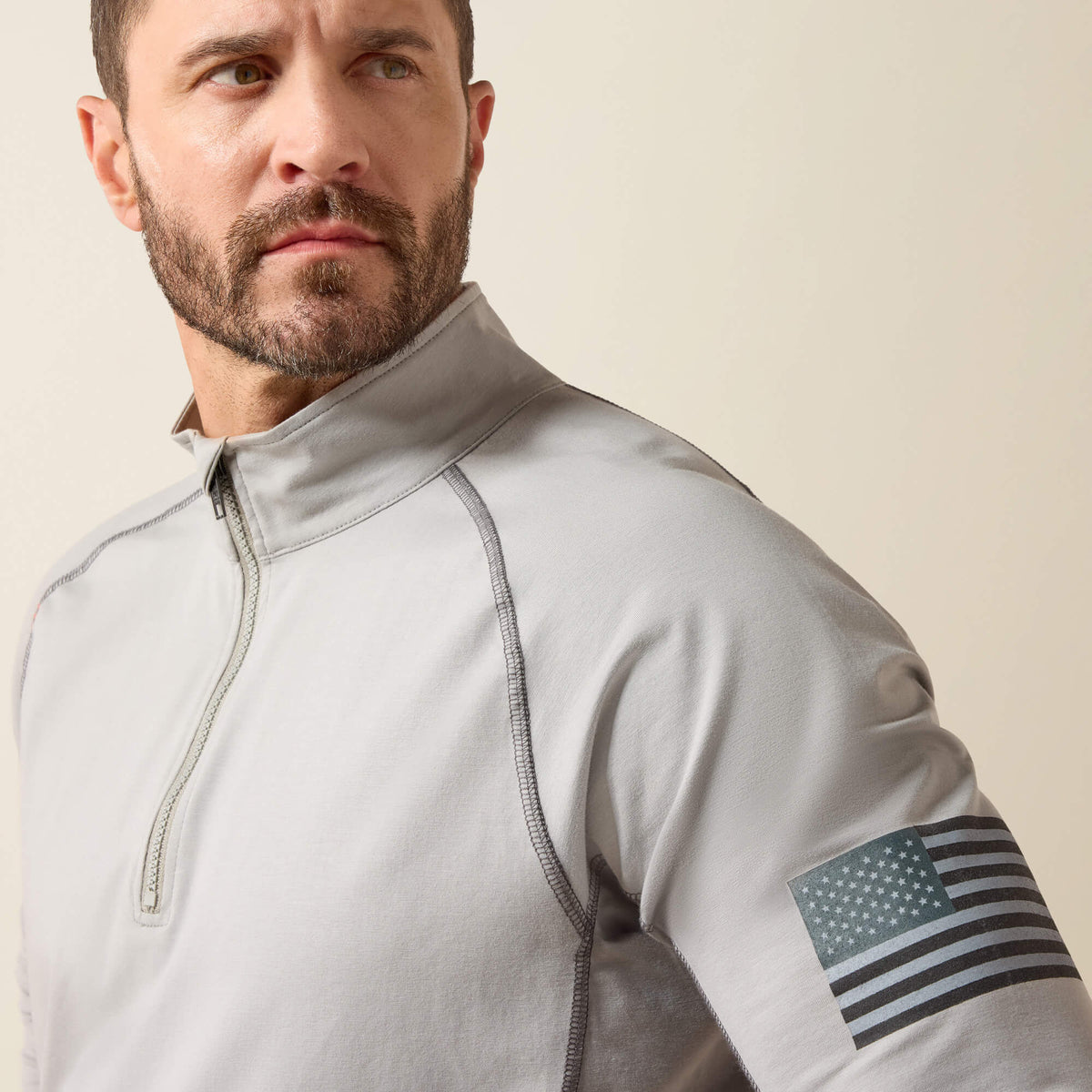 Ariat Signature FR Combat Stretch Patriot 1/4 Zip Work Shirt
