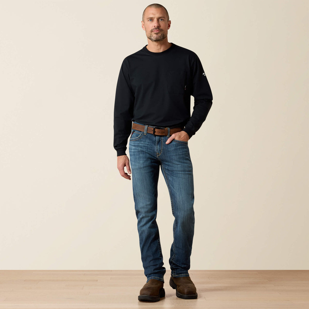 Ariat Hot Sale FR M7 Slim Duralight Stretch Basic Straight Jean