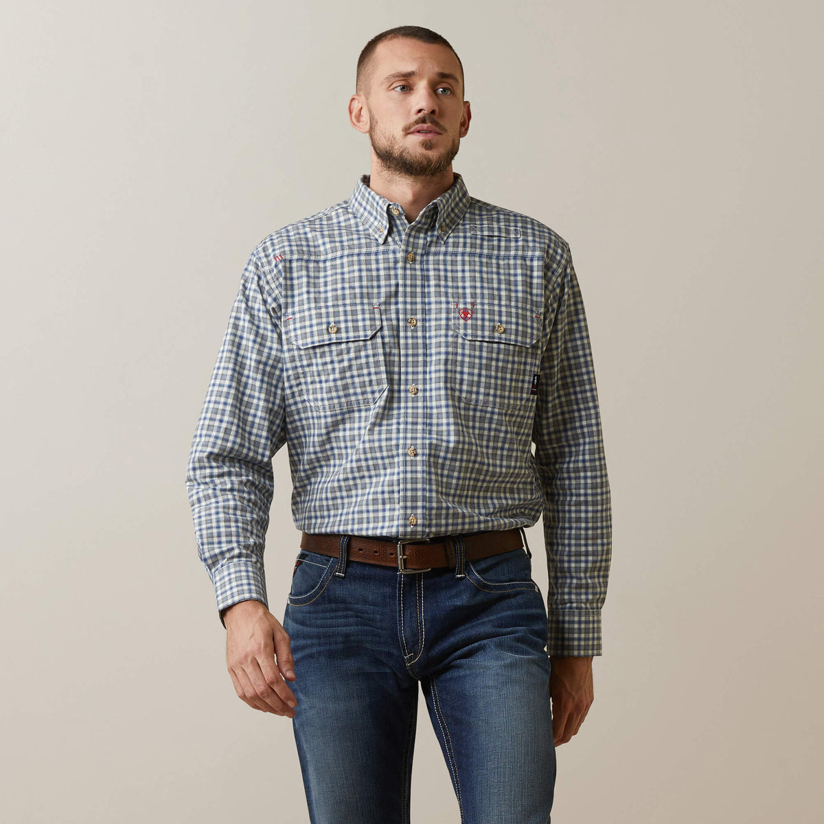 Ariat Signature FR Plaid Featherlight Work Shirt