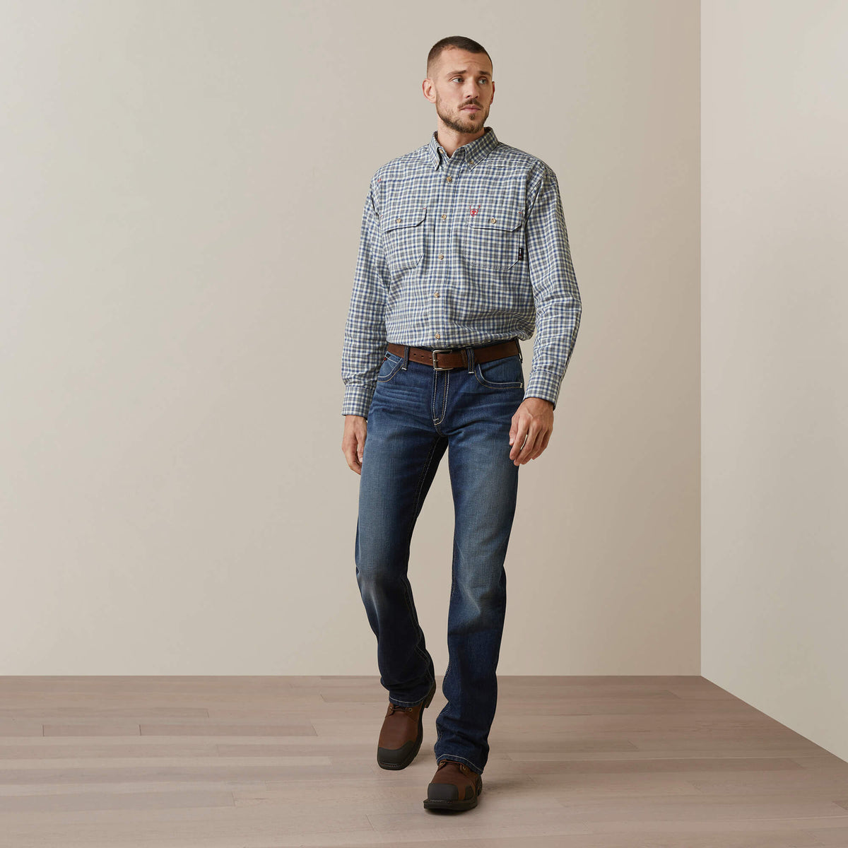 Ariat Signature FR Plaid Featherlight Work Shirt
